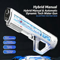 Futuristic Electric Water Gun with Auto Water Absorption, Full Auto Shooting & Long Range - Summer Outdoor Toy for Kids & Adults